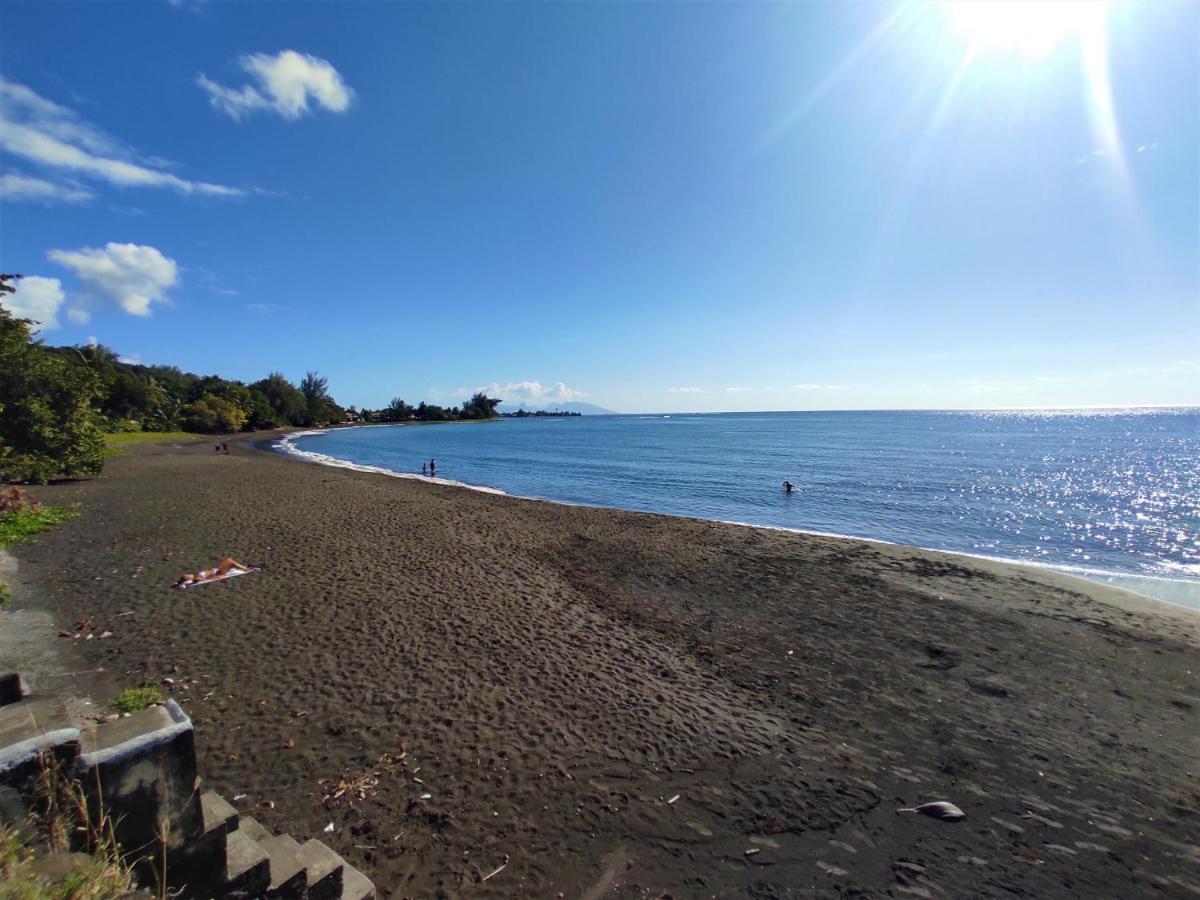 TAHITI - Taharaa Beach Bungalow Arue  Bagian luar foto